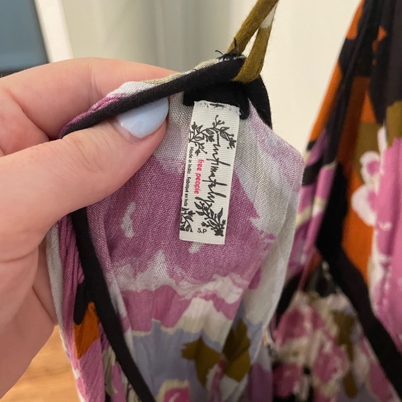 Cute strappy multicolored free people sundress - size small - Picture 3 of 3